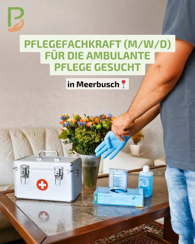 Pflegefachkraft (m/w/d) für die ambulante Pflege in Meerbusch gesucht – Vollzeit oder Teilzeit 🚀  Du willst zuverlässig planen und modern arbeiten? Dann komm zu Pflegedienst Bernstein nach Meerbusch.📍  ✅ Deine Aufgaben: Grund- und Behandlungspflege, Pflegeplanung und Doku, Medigabe und Wundversorgung, Austausch mit Ärzten und Angehörigen.  ✅ Dein Profil: Examinierte Pflegefachkraft, selbstständig und zuverlässig, Führerschein Klasse B.  Das erwartet dich:
💶 Tarifvertrag und überdurchschnittliche Zuschläge
⏰ Flexible Arbeitszeiten
❤️ Gesundheitsbonussystem (jährlich)
🏦 Betriebsrente zum Nulltarif
🚗 Dienstwagen inklusive
📚 Weiterbildungen und Entwicklungsmöglichkeiten
🧭 Klare Strukturen und kurze Entscheidungswege  Bewirb Dich jetzt! 🚀  Deine Ansprechpartnerin:
🙋‍♀️ Lena Haidinger
📱 0172-5383586
✉️ bewerbung@pflegedienst-bernstein.de  #Meerbusch #AmbulantePflege #Pflegefachkraft #Pflegejobs #PflegedienstBernstein #Pflege #Pflegedienst